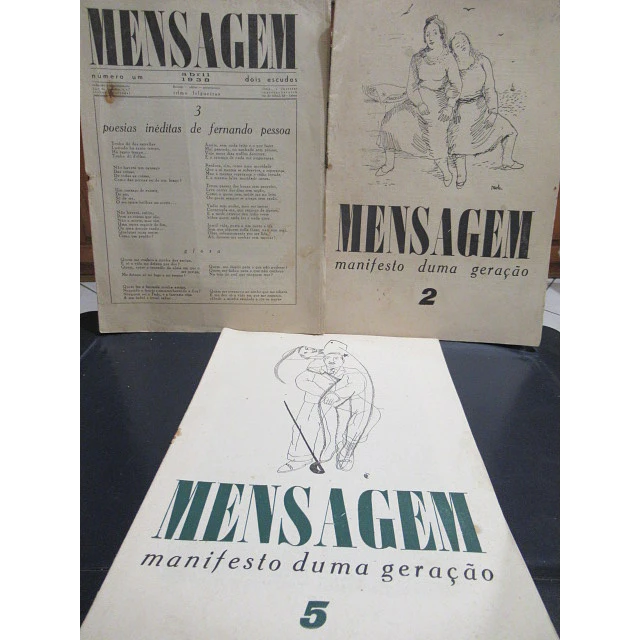 Mensagem Manifesto De Uma Geração 1938 Telmo Felgueiras/Azinhal Abelho/Carlos Eugénio