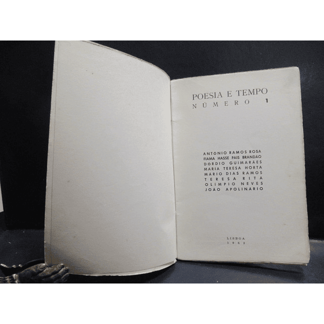 Poesia E Tempo 1962 A. Ramos Rosa/Fiama H. P. Brandão/Dórdio Guimarães/Outros
