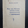 Una España Republicana, Democratica Independiente III Pleno Paris 1947 Dolores Ibarruri