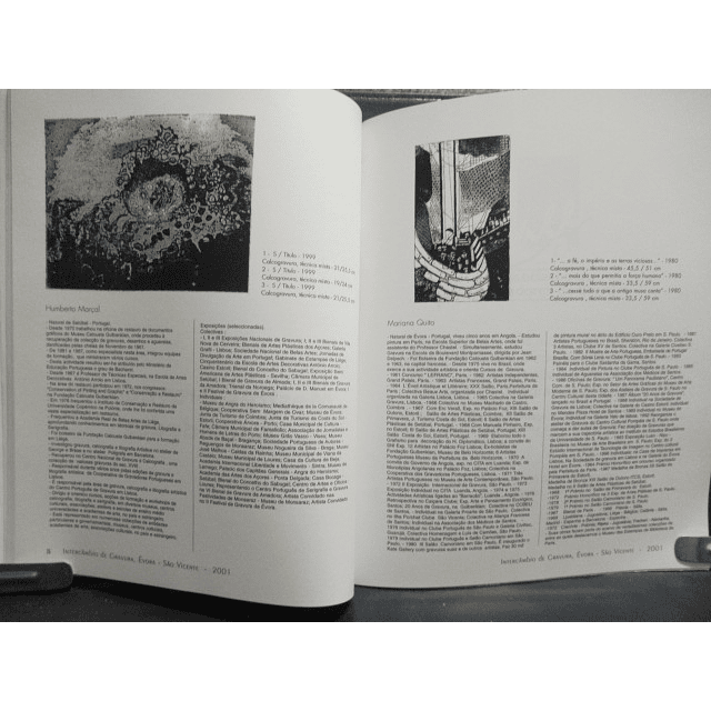 Intercâmbio De Gravura Portugal/Brasil 2001 AGE Associação Gravadores De Évora