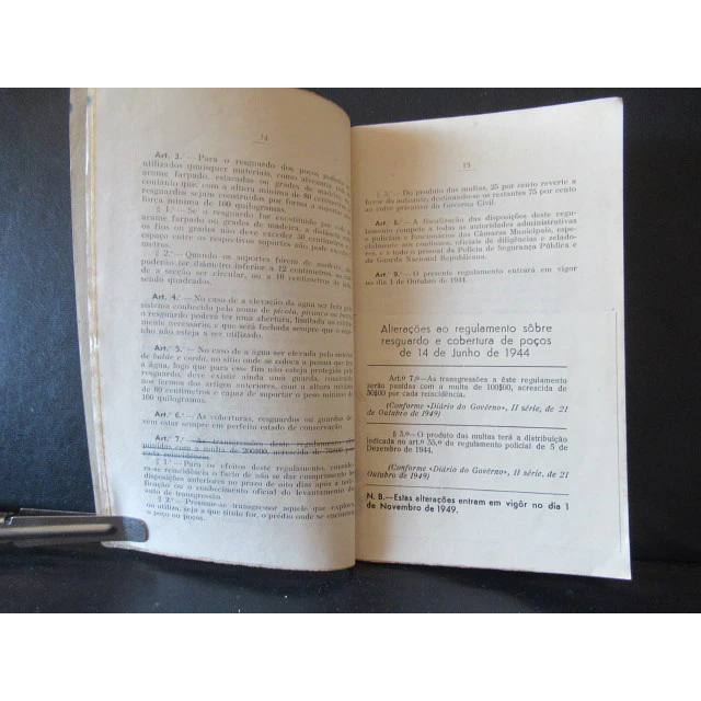 Regulamentos  Policiais/Guarda 1946 Governo Civil Do Distrito/José Maria Aragonez