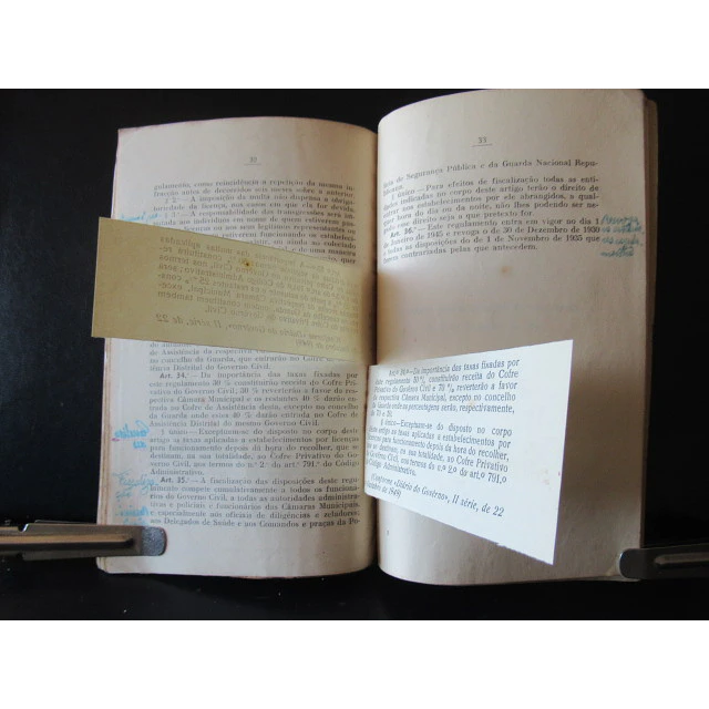 Regulamentos  Policiais/Guarda 1946 Governo Civil Do Distrito/José Maria Aragonez