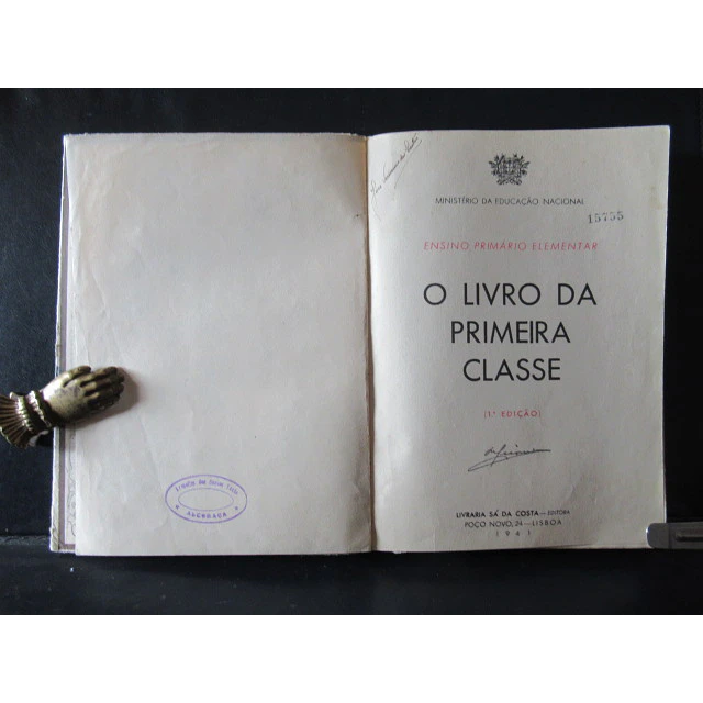 Ensino Primário O Livro Da Primeira Classe 1941