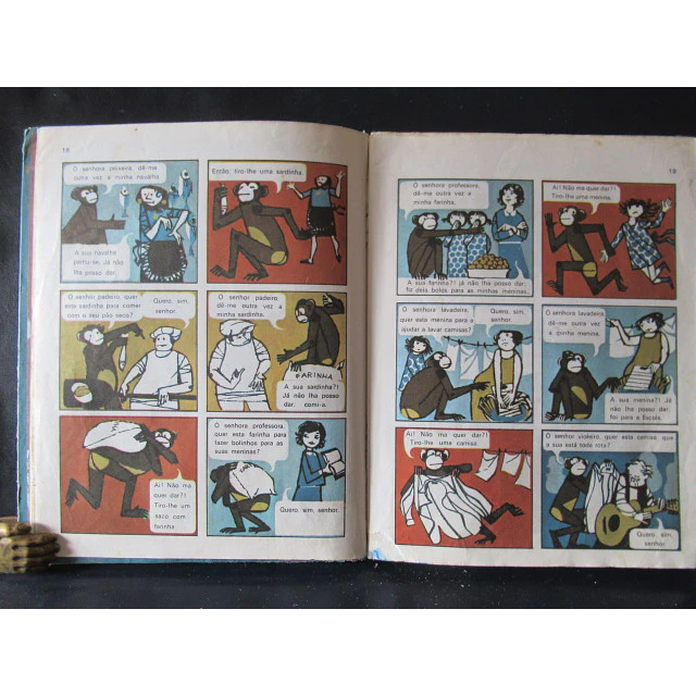 Ensino Primário Livro Leitura 2ª Classe 1968 J. Vieira/M. F. Patrício/S. Graça/M. Keil/F. De Abreu
