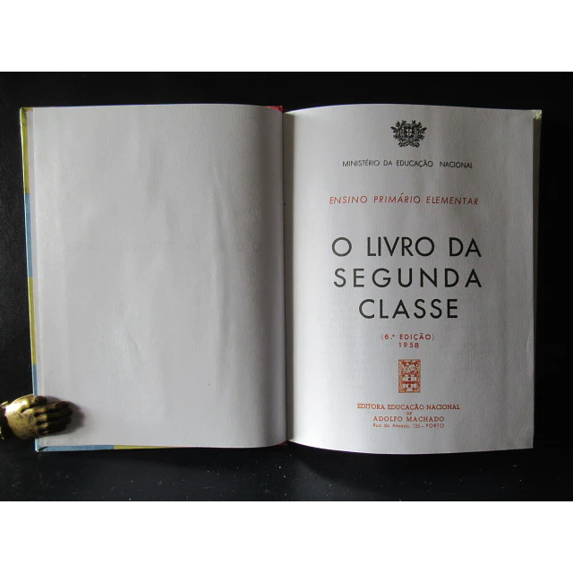 Ensino Primário - O Livro Da Segunda Classe 1958