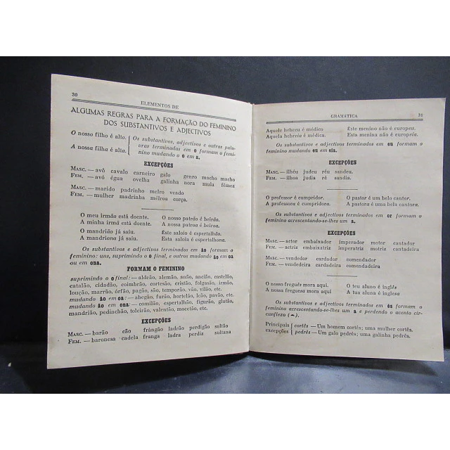 Ensino Primário Elementos De Gramática Classes III/IV Silvestre Da Silva/J. Sanches De Brito