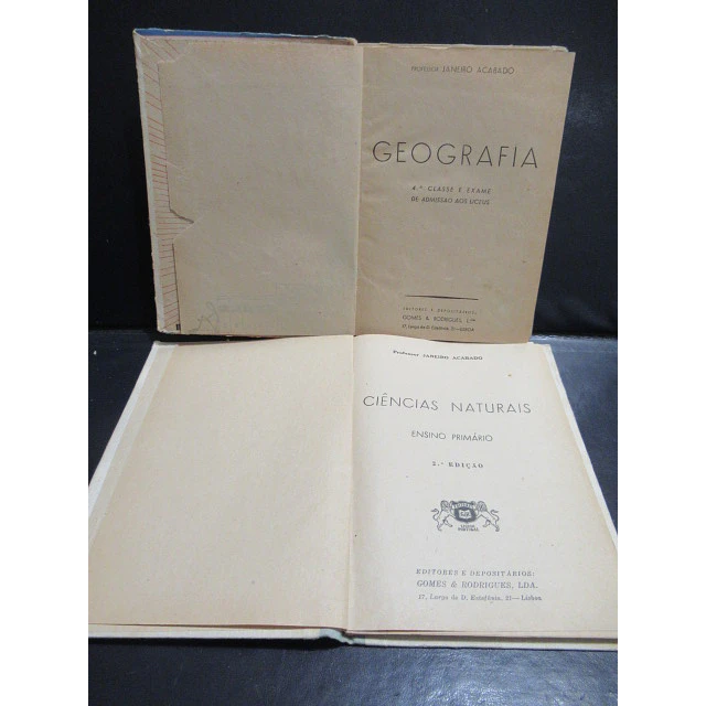 Ensino Primário Ciências Naturais/Geografia Professor Janeiro Acabado