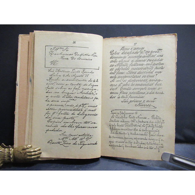 Paleografo Leitura Manuscrita 1909 Carlos Silva