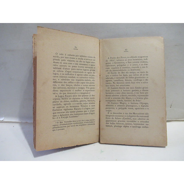 Serra Da Estrella/Guia Alpinista/Excursionista/Tuberculoso 1908 A. Do Prado Souza Cardozo 