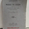 Locuções/Modos De Dizer/Província Da Beira Alta 1924 José Da Fonseca Lebre