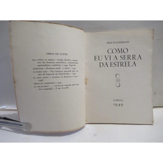 Como Eu Vi A Serra Da Estrela/Casa Dos Senenses 1949 Fred Wachsmann