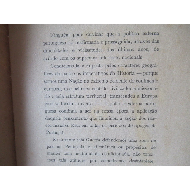 Grande Guerra/Queremos Sobreviver/Política Externna Portuguesa 19 Maio 1944/5