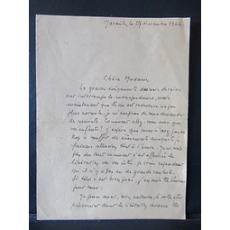 Segunda Guerra Carta/Lettre Marseille 27 Novembre 1944