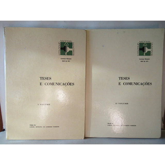 II Colóquio Nacional Municipios/Teses Comunicações/Conclusões/Recomendações 1971 Lourenço Marques