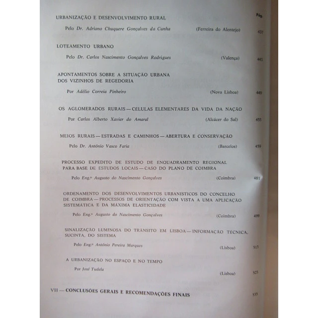 II Colóquio Nacional Municipios/Teses Comunicações/Conclusões/Recomendações 1971 Lourenço Marques