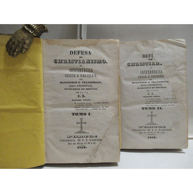 Defesa Do Cristianismo/Conferencias Sobre A Religião 1852 Frayssinous/C. R.