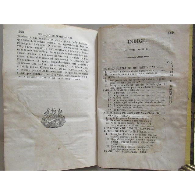 Defesa Do Cristianismo/Conferencias Sobre A Religião 1852 Frayssinous/C. R.