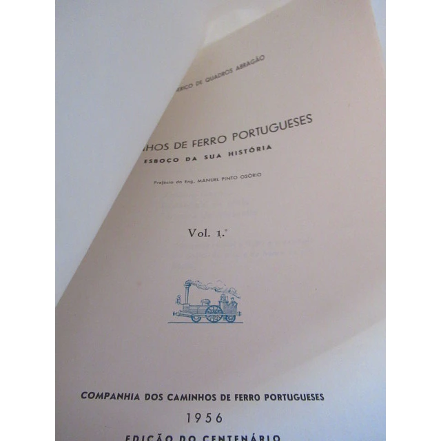 Caminhos De Ferro Portugueses/Esboço História 1956 Frederico De Quadros Abragão