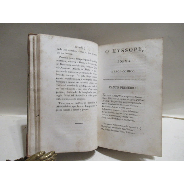 O Hyssope Poema Heroi-Comico 1821 António Diniz Da Cruz E Silva