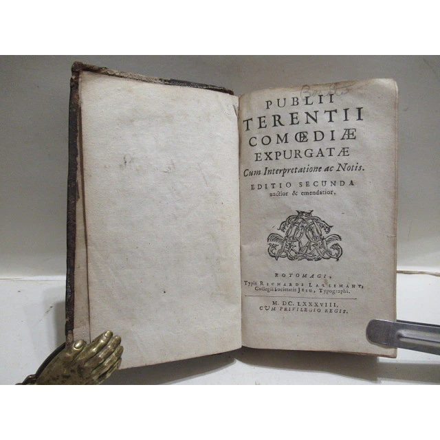 Publii Terentii Comoediae Expurgatae 1688 