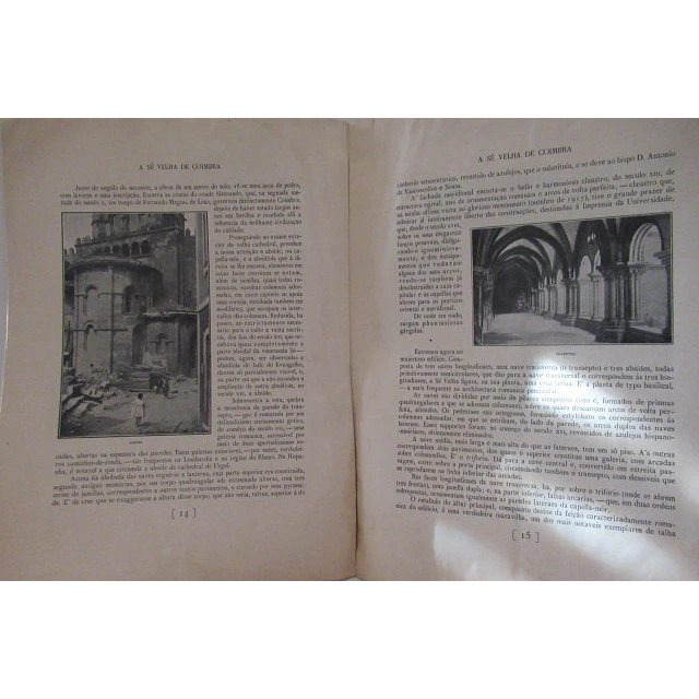 A Sé Velha De Coimbra 1918 D. José Pessanha