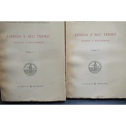 Lisboa E Seu Termo Estudos/Documentos 1957/8 Associação Arqueologos Portugueses