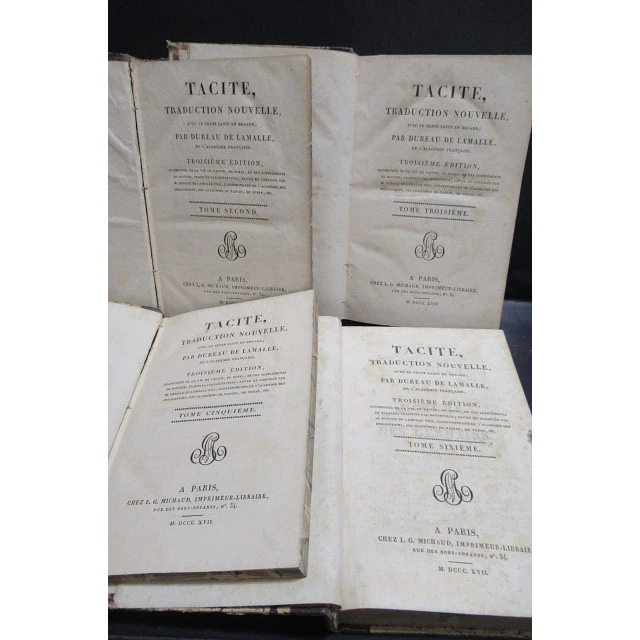 Tacite 1817 Dureau De Lamalle