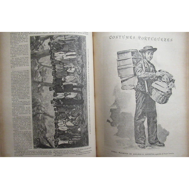 Branco E Negro Semanário Ilustrado Costumes Portugueses Viágem Régia Algarve 1897