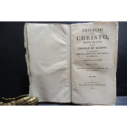 Imitação De Christo 1866 Thomaz De Kempis/Fr. António De Padua E Bellas