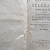 Aventuras De Telemaco Filho Ulysses 1823 Francisco Salignac De La Mothe Fenelon