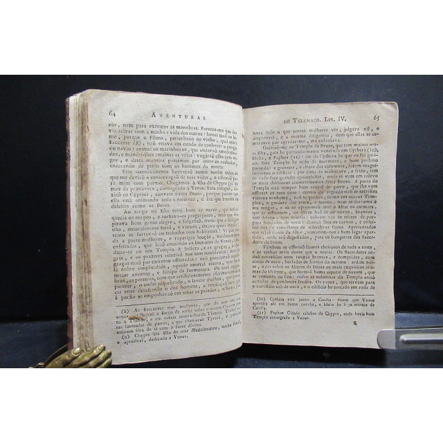Aventuras De Telemaco Filho Ulysses 1823 Francisco Salignac De La Mothe Fenelon
