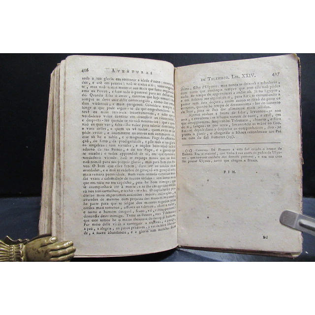 Aventuras De Telemaco Filho Ulysses 1823 Francisco Salignac De La Mothe Fenelon