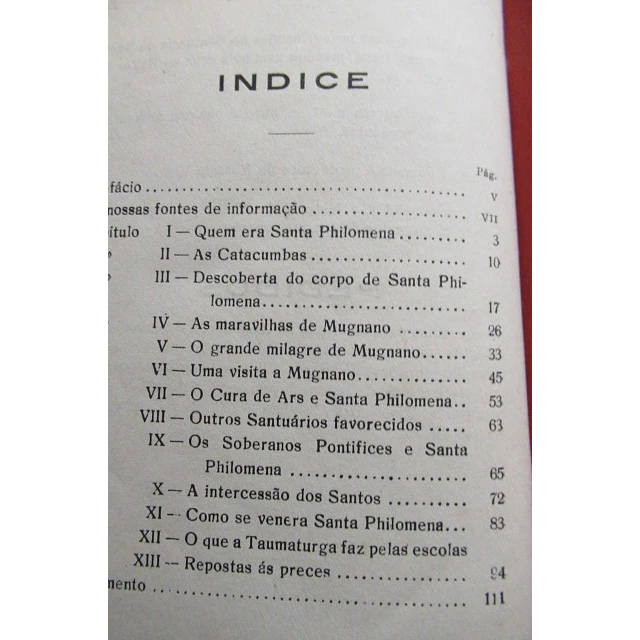 Santa Filomena A Grande Milagrosa 1930 E. D. M.
