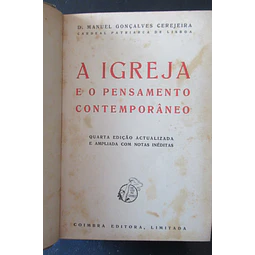 A Igreja E O Pensamento Contemporâneo 1944 D. Manuel Gonçalves Cerejeira