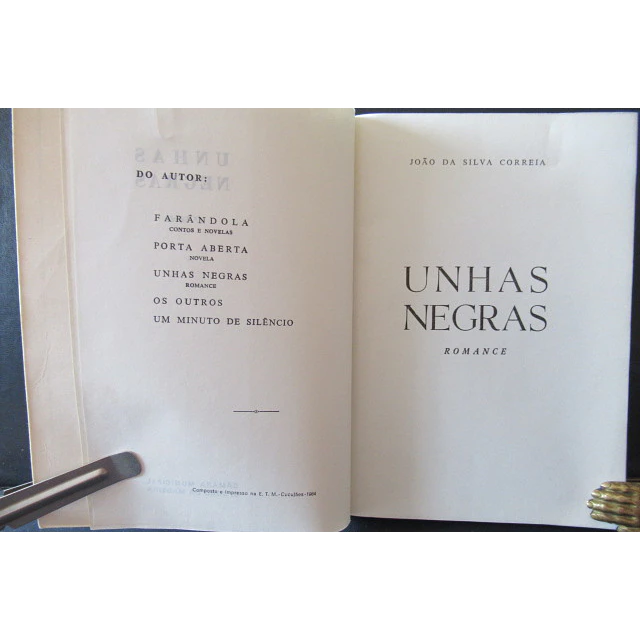 Unhas Negras 1984 João Da Silva Correia