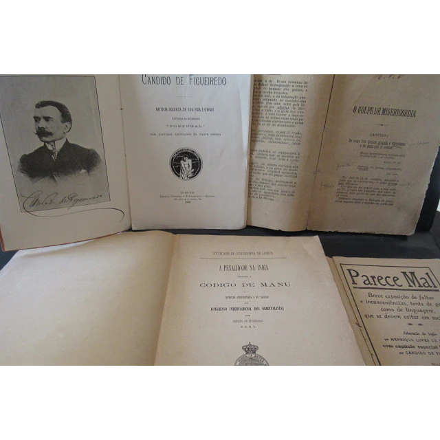 Parece Mal/Golpe Misericordia/Vida Obras/Penalidade India 1892/906 Candido De Figueiredo