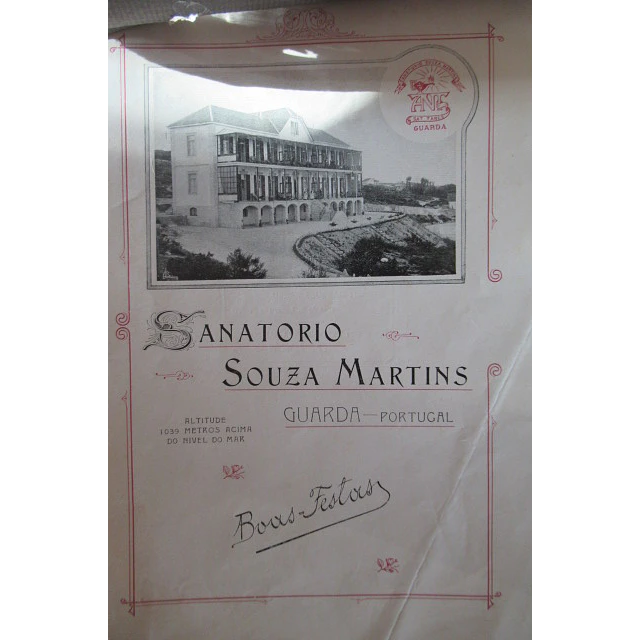 Sanatório Souza Martins 1910 Guarda Portugal