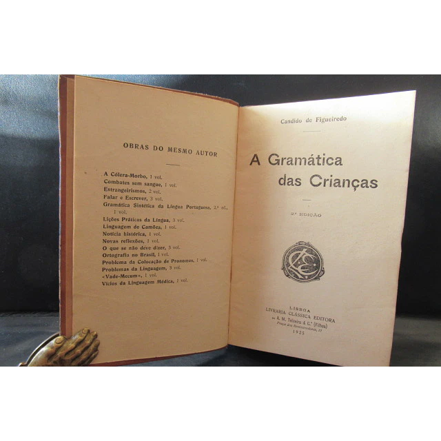 A Gramática Das Crianças 1925 Candido De Figueiredo