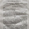 Regulamento Hospitais Militares Tanto Tempo Paz/Guerra 1805 Principe Regente