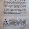 Guerra Das Laranjas/Sentença Verissí. Antº. Gama Lobo Governador/Juromenha 1802 Principe Regente