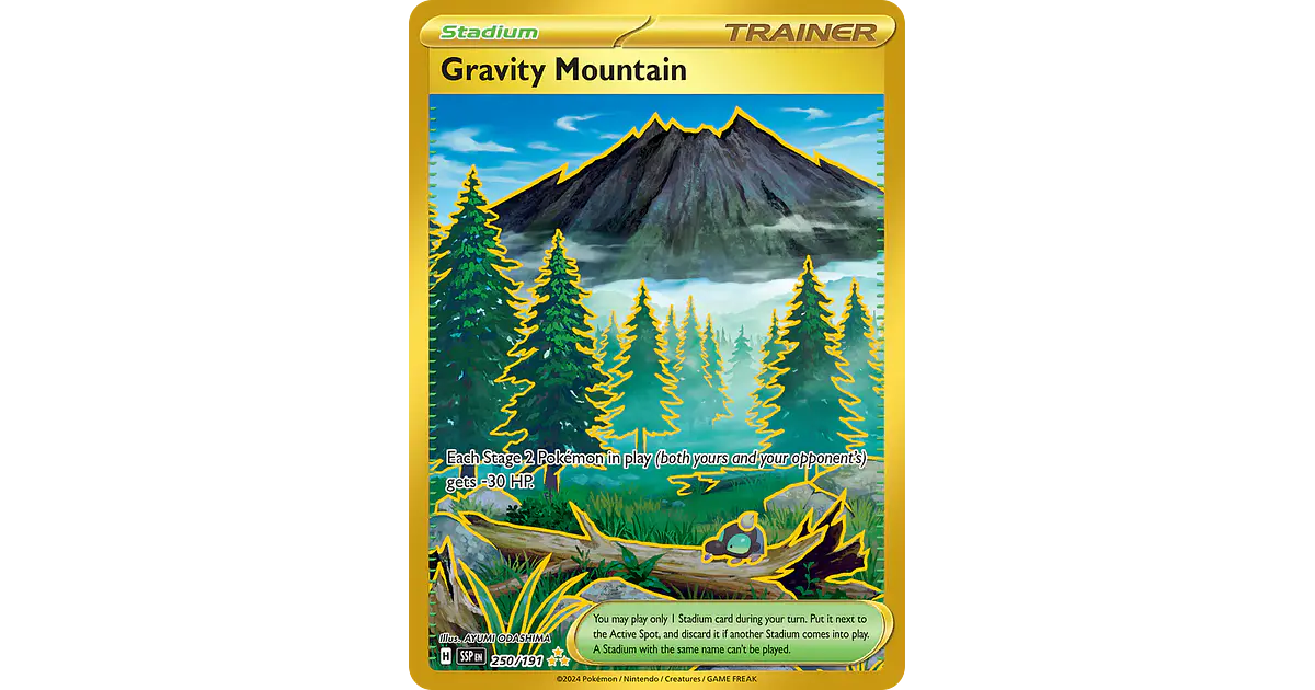 gravity mountain pokemon card Amazon.com: Pokemon