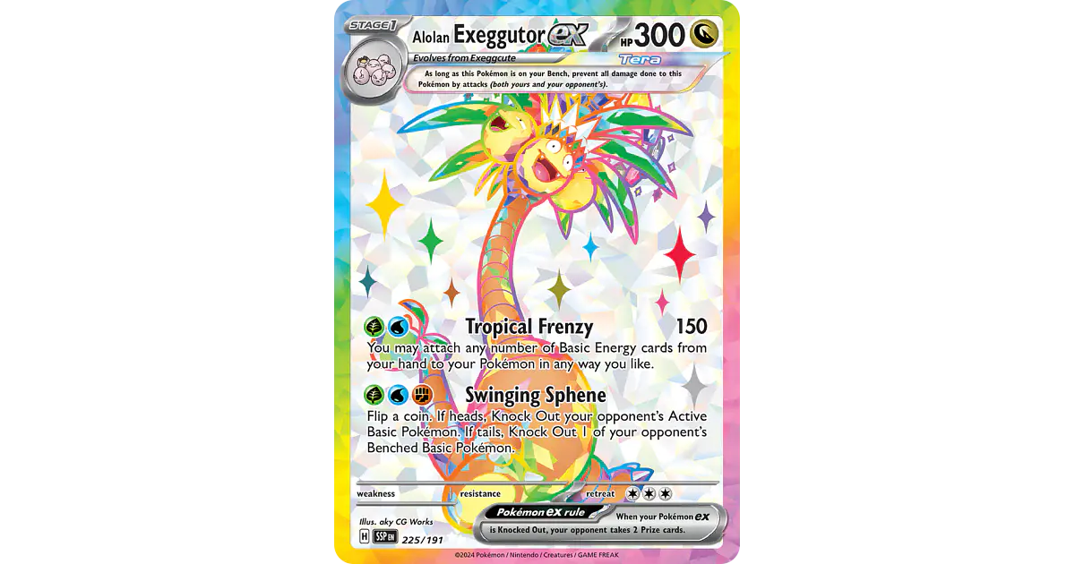 Alolan Exeggutor Ex 225/191