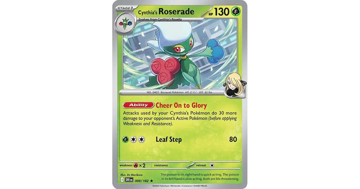 Cynthia's Roserade #8/182