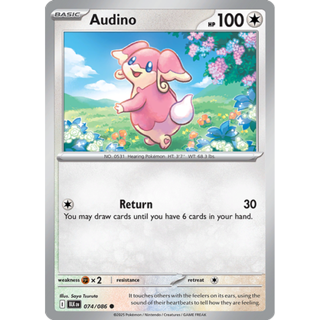 Audino #74/86 Black Bolt 1