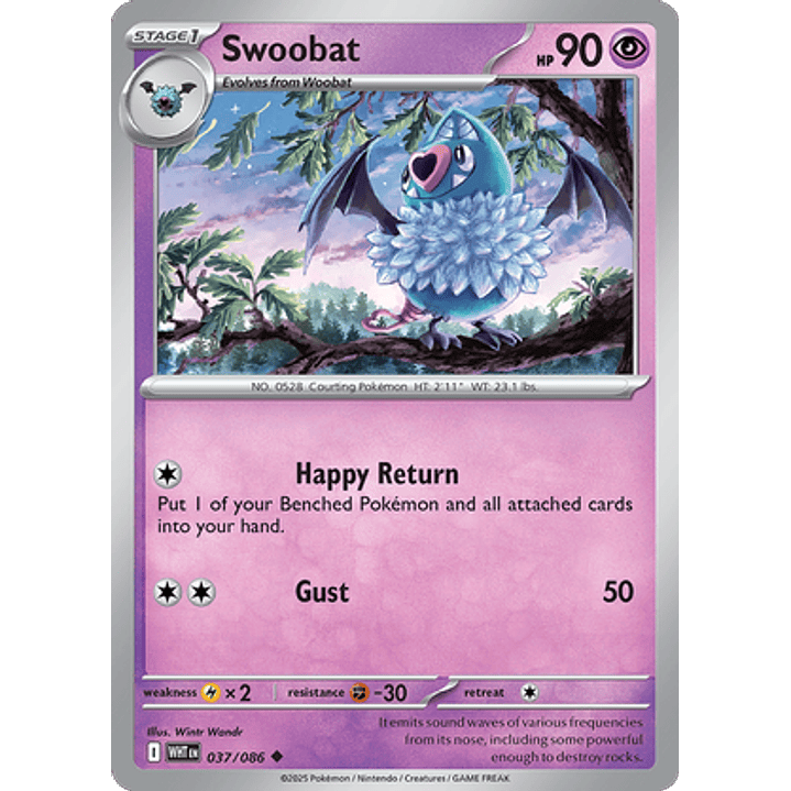 Swoobat #37/86 White Flare 1