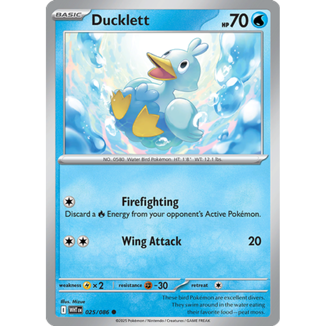 Ducklett #25/86 White Flare 1