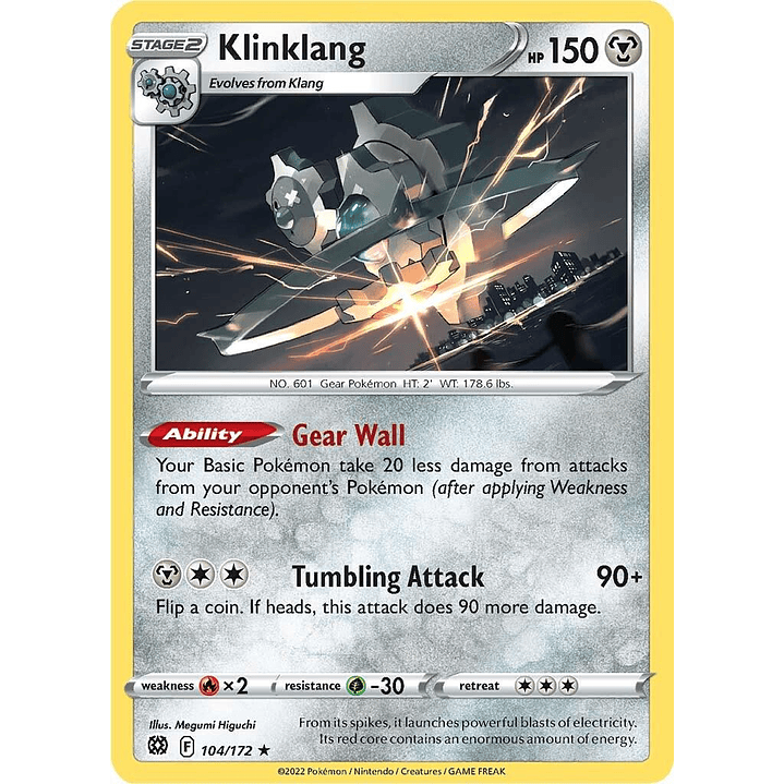 Klinklang #104/172 Pokemon Brilliant Stars 1