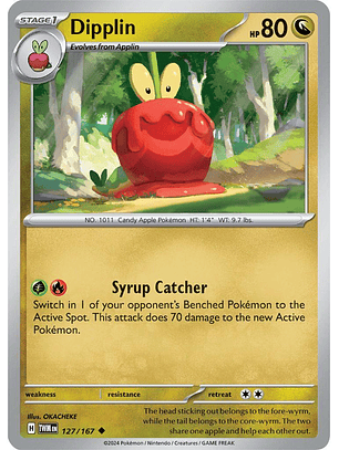 Dipplin #127/167 Pokemon Twilight Masquerade
