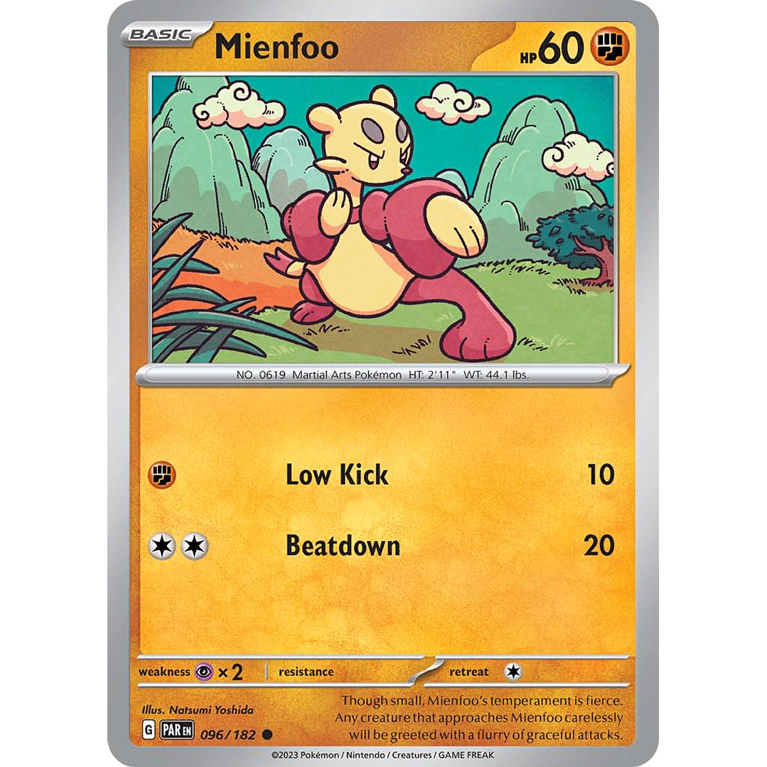 Mienfoo #96/182 Pokemon Paradox Rift 1