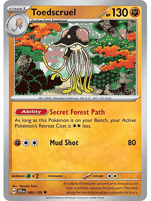 Toedscruel #89/159 Pokemon Journey Together